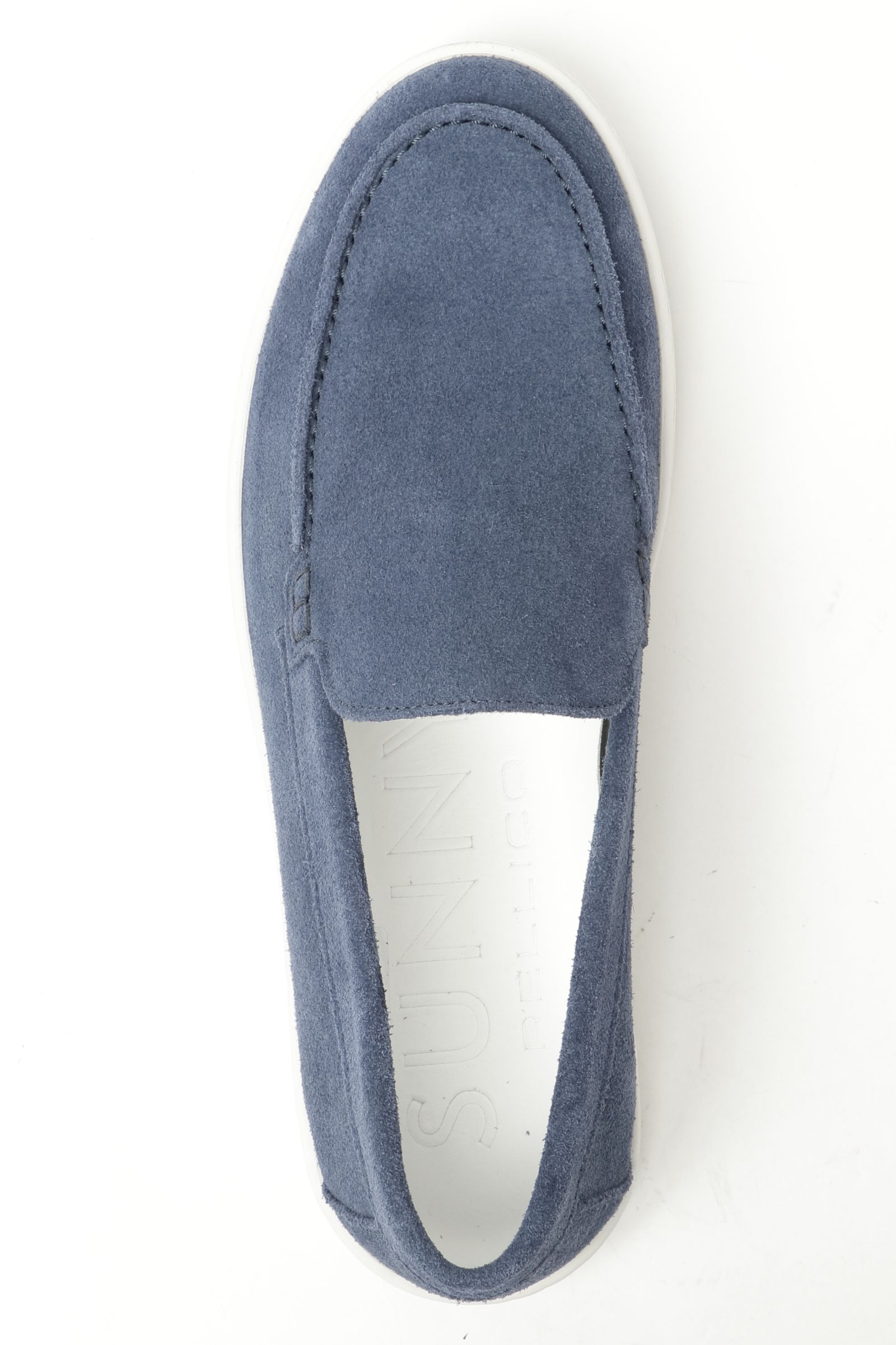 BARTEX スウェード モカシン スリッポン スニーカー / OCEAN ブルー