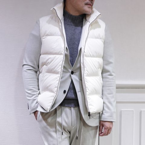 AOURE ウォームジャージセットアップを使用したジャッカ エ ジレ スタイル