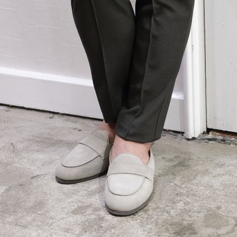 ZANONE ニットブルゾンCHIOTOを使用した上品休日スタイル