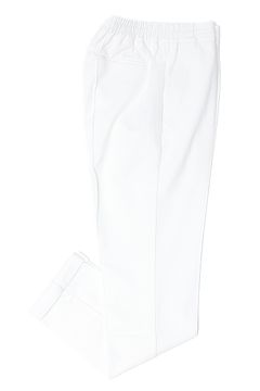 【干場義雅氏 別注モデル】H DUE アッカデュエ 永久クリース ジャージーパンツ / ホワイト