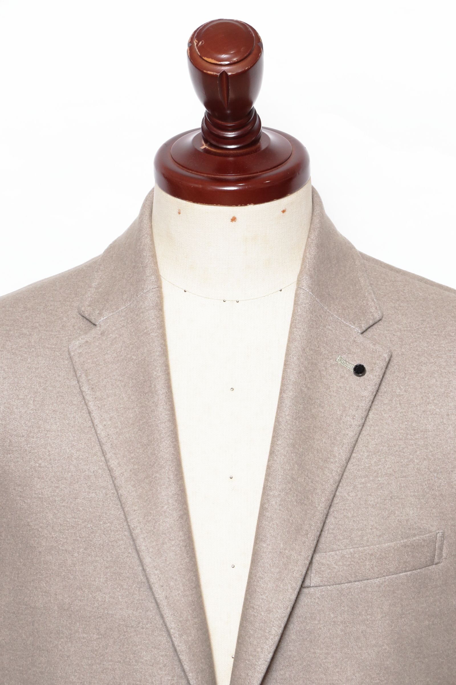 【セットアップあり】"THE FIRST CLASS" CERVINO ウォームジャージ 2B テイラードジャケット / LBEG ライトベージュ