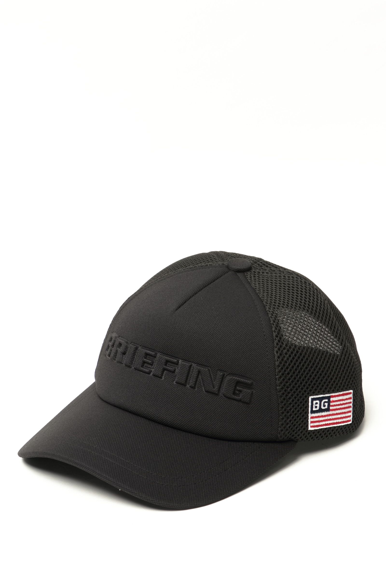 BRIEFING GOLF - 3D LOGO MESH CAP ポリエステル メッシュ 3Dロゴ