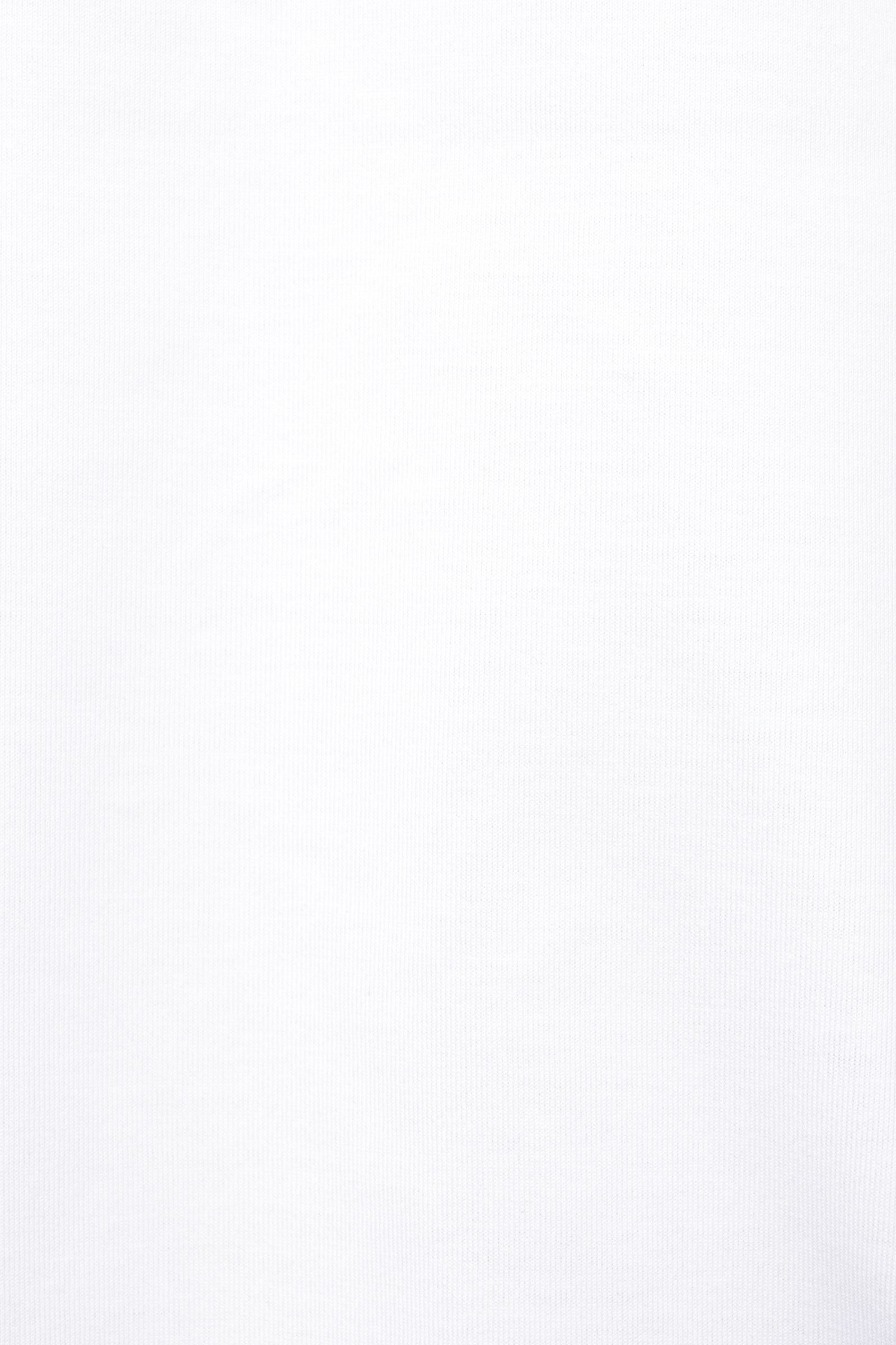 NUBY モックネック コットン 半袖Tシャツ / ホワイト