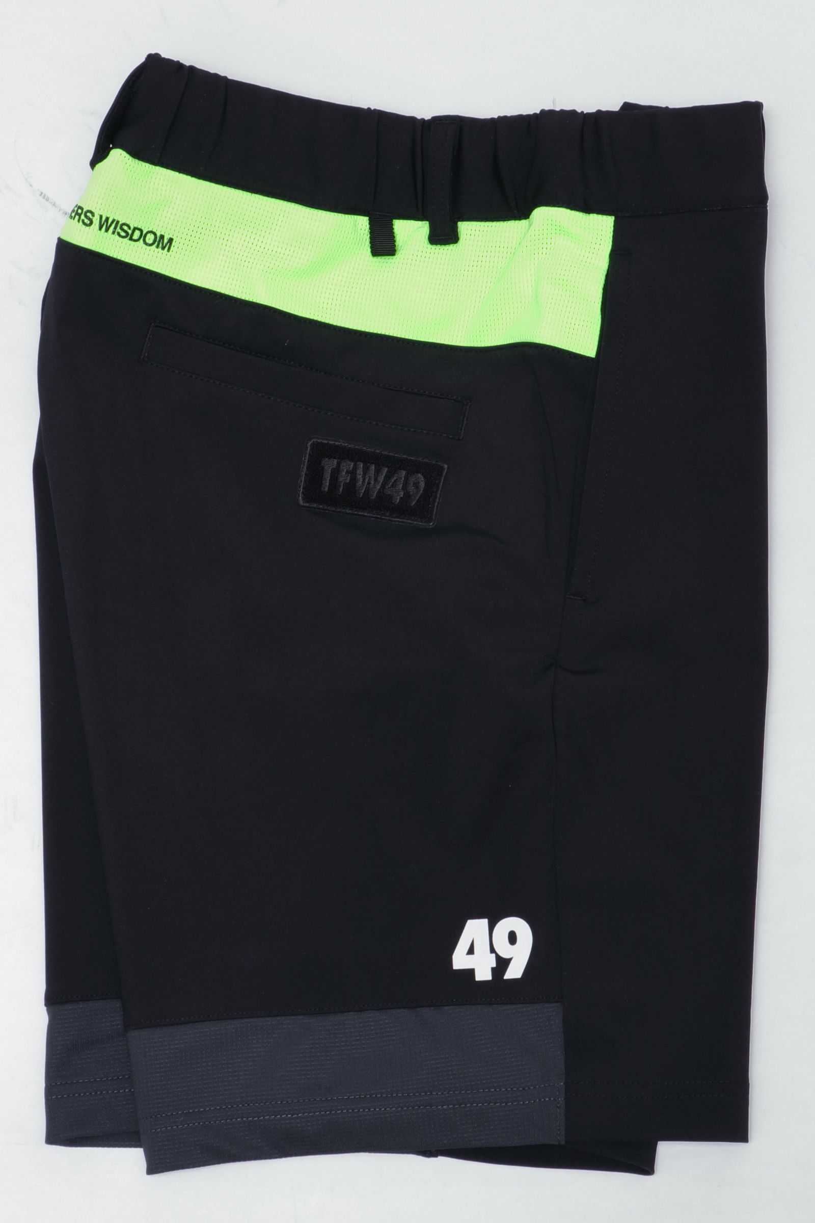 TFW49 - HYBRID SHORTS 4WAY ストレッチ ナイロン ショーツ / ブラック