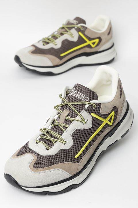 【FUNCTION WARDROBE】SH000050U マッジョーレ メッシュx スエード トレイルランシューズ / ブラウン 7740