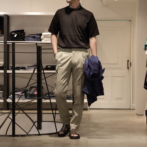 "LBMミリタリージャケット"を使用した大人コーデ