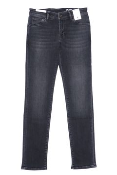 SWING / SUPERSLIM FIT コットン ポリエステル ストレッチ ウォッシュド ブラック デニムパンツ / ウォッシュブラック