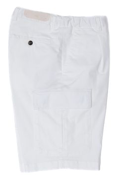 【干場さん別注】 NEWPORT ガーメントダイコットン カーゴショーツ  / ホワイト