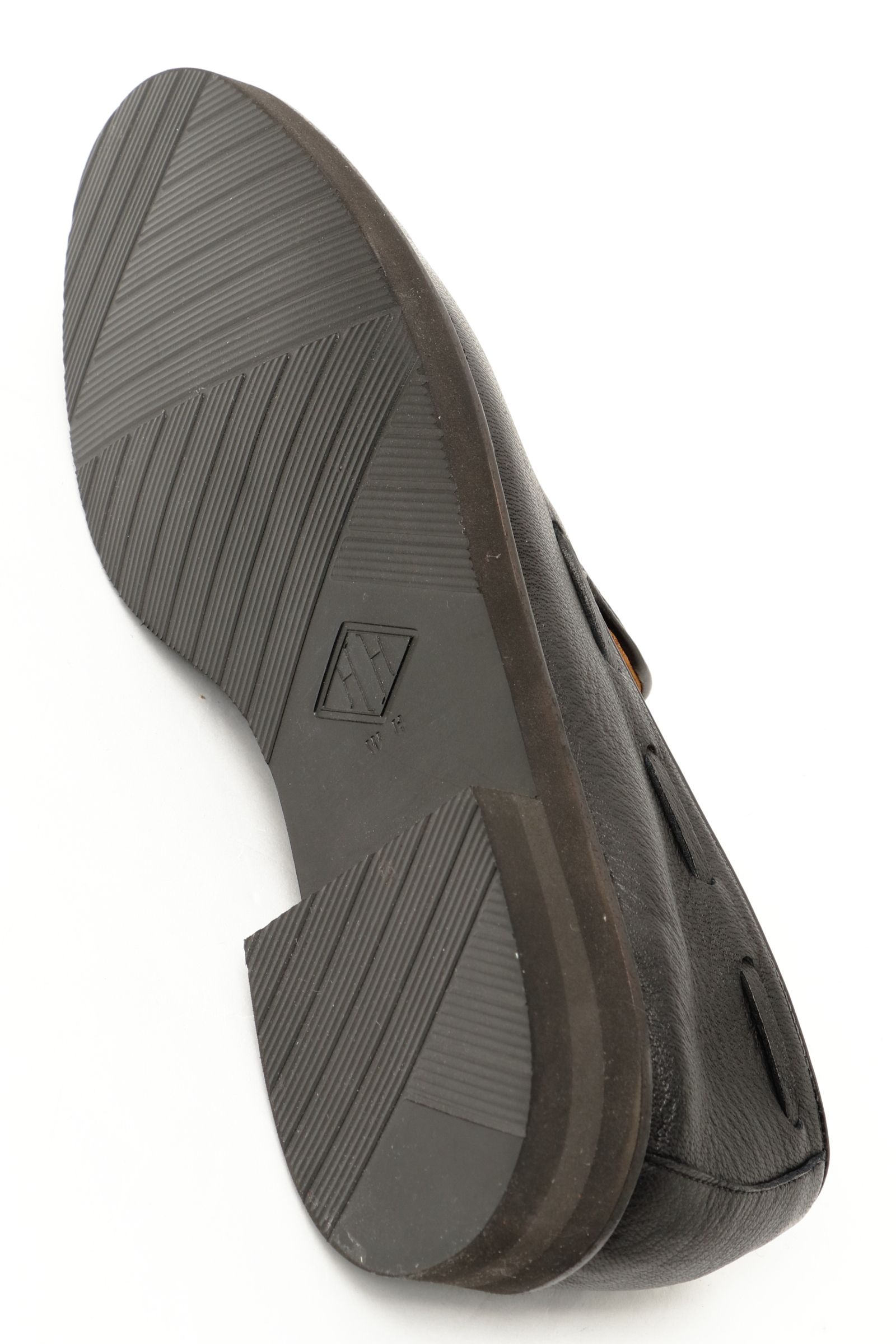 【スーパーふにゃ男】ディアスキン 鹿革 タッセルローファー シューズ 革靴 / ブラック