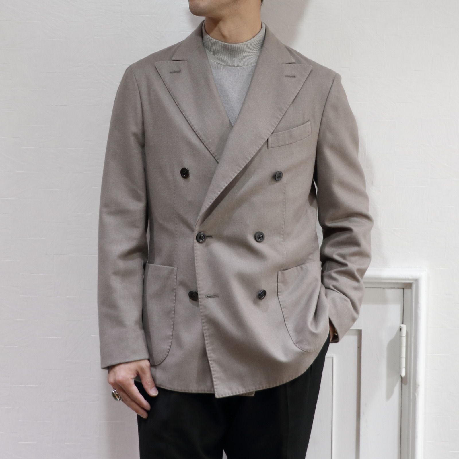 極美品◎ボリオリ　テーラードジャケット　アンコン　COAT ウォッシュドツイル ボリオリのジャケット