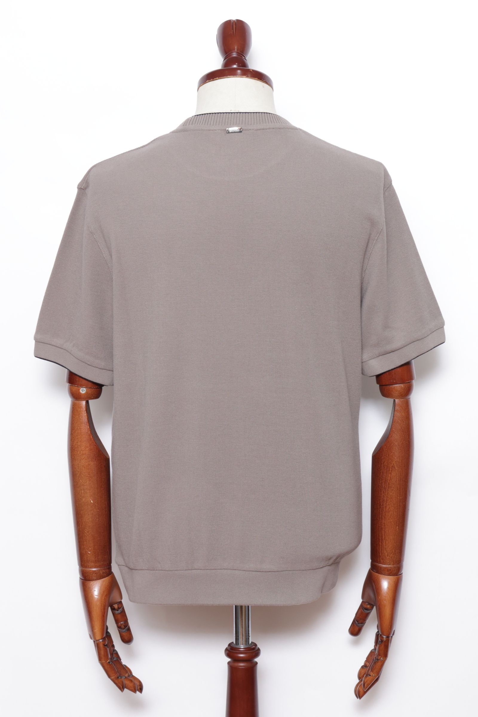 JG000225U ヘビーワッフル コットン 半袖 カットソー / 2600 トープ