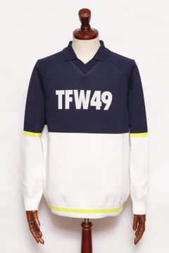 TFW49 - KNIT POLO高機能ポリエステル ストレッチ ポロ ニット  