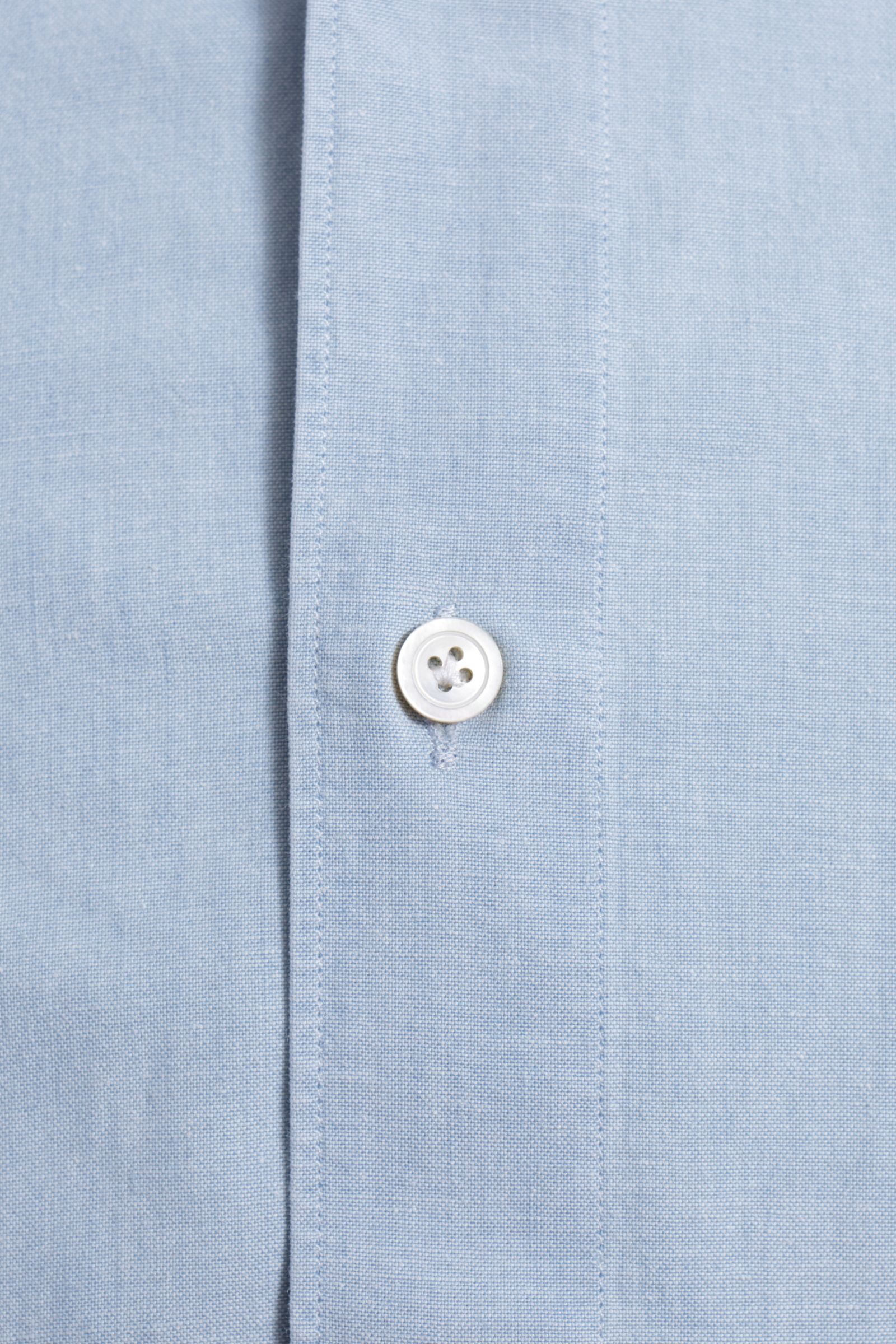 SIMONE シモーネ / BALI バーリ コットン シャンブレー カッタウェイ シャツ / ライトインディゴ