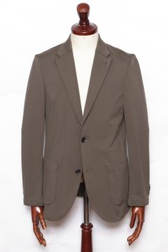 【セットアップあり】MALPENSA  SHINE TRICOT マルペンサシャイントリコ ストレッチナイロン 2B ジャケット / KKI カーキ