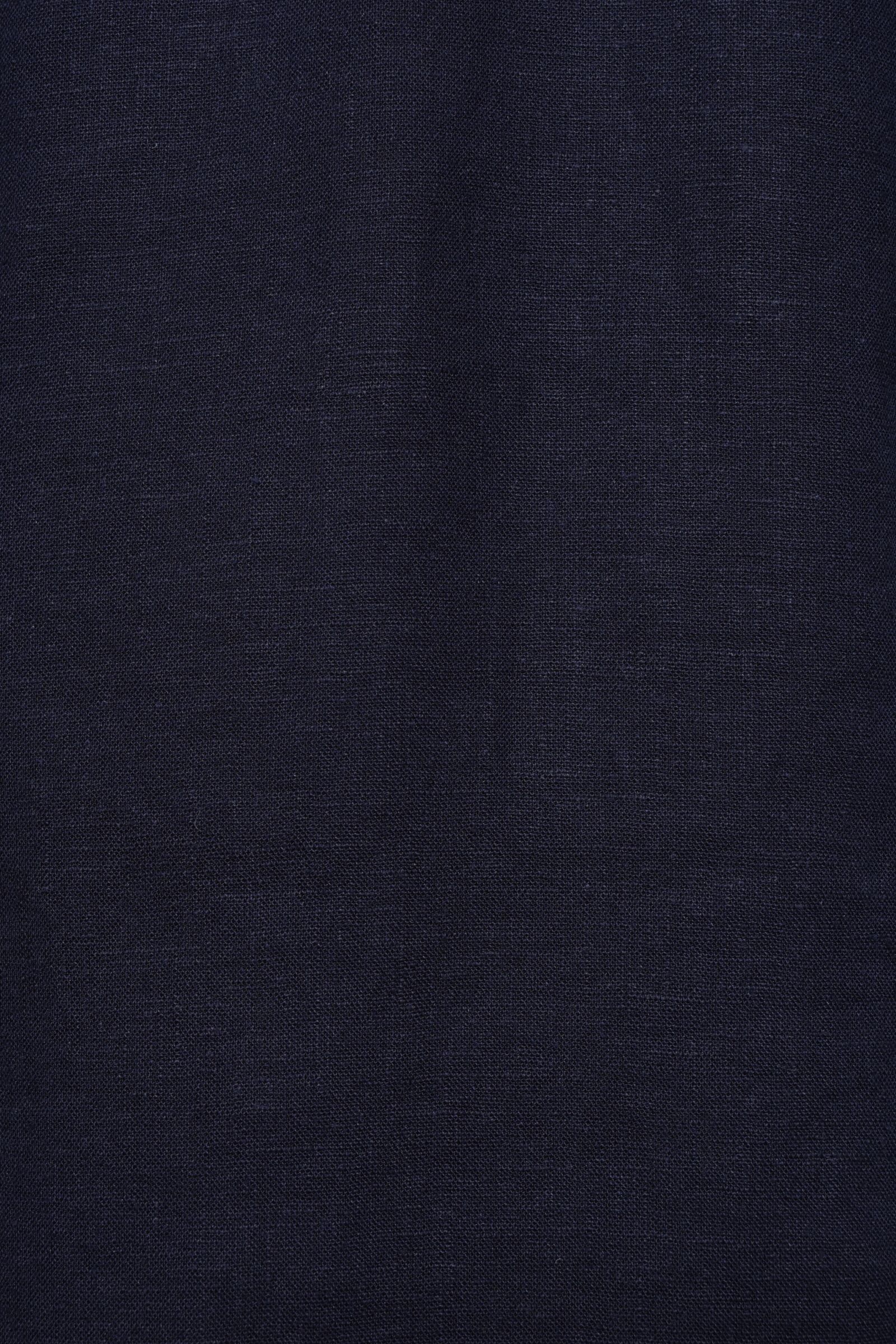 GR148LJ ヴィスコースリネン オープンカラー 半袖シャツ / ネイビー