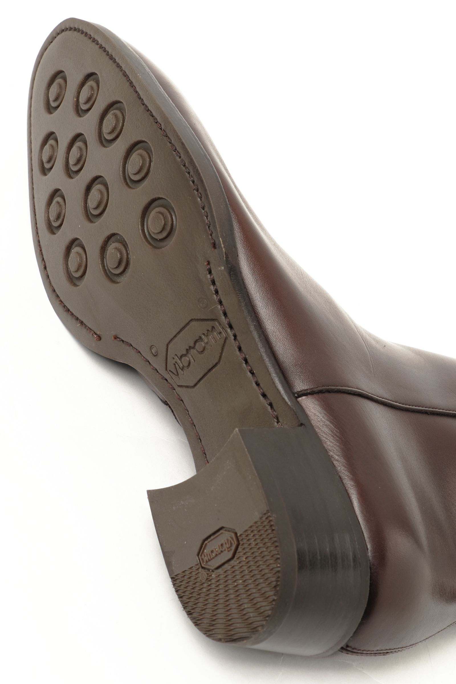 《BEKKU HOMME別注》フレックス ビブラムソール 柔らかい革 フンシャルカーフ サイドジップ ブーツ ボロネーゼ式グッドイヤーウェルテッド製法 / ダークブラウン