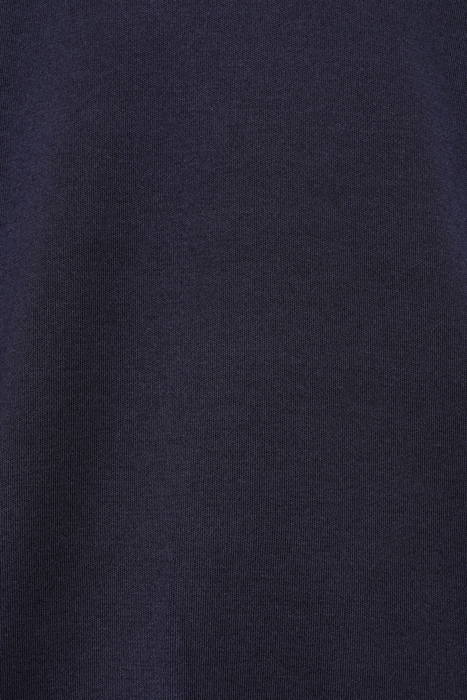 lussoシリーズ #0721 18G カシミヤシルク モックネック ロングスリーブ ニット / NAVY ネイビー