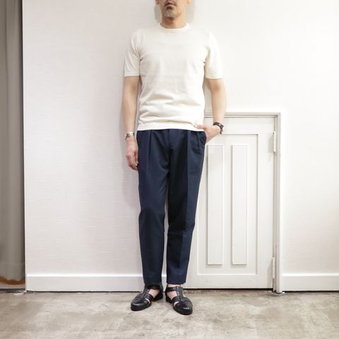 ザノーネの春夏キョートを使用したカジュアルコーデ