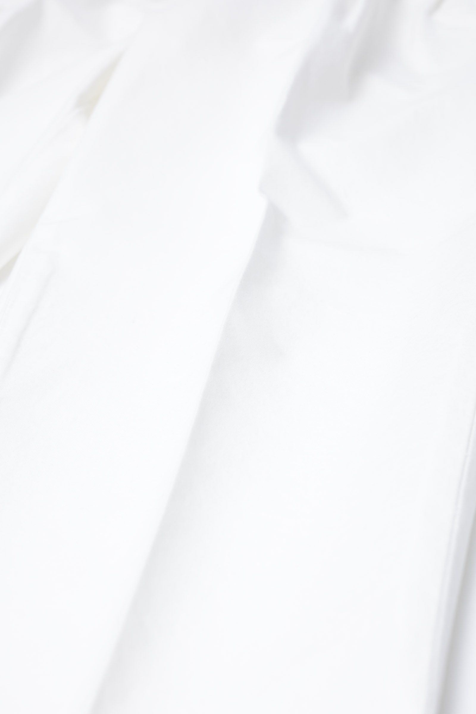 【干場氏モデル】PORTOBELLO コットン ボックスプリーツ テーパードパンツ / ホワイト 5120