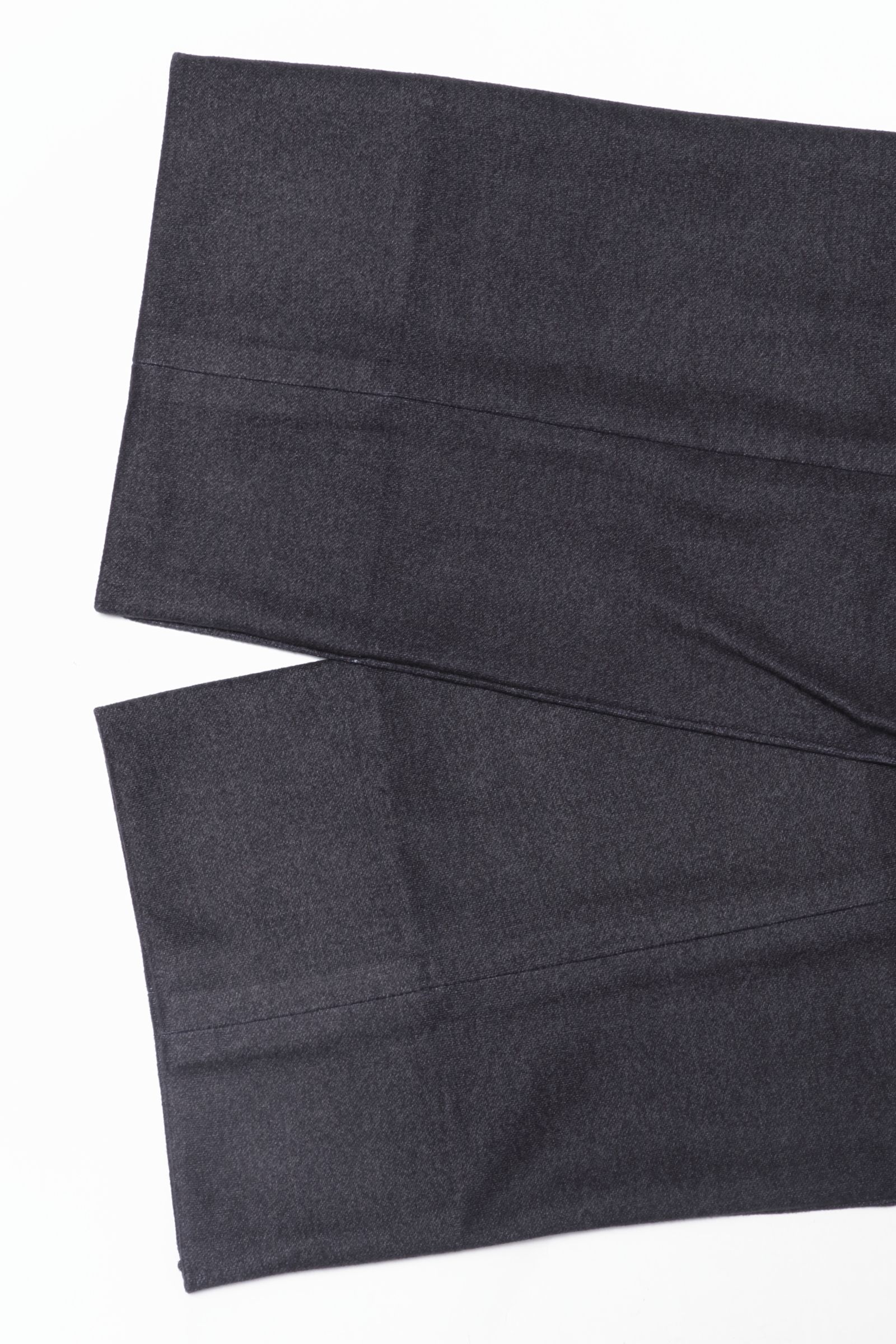 【セットアップあり】"THE FIRST CLASS" CERVINO ウォームジャージ 1プリーツ テーパード イージースラックス / BLK ブラック