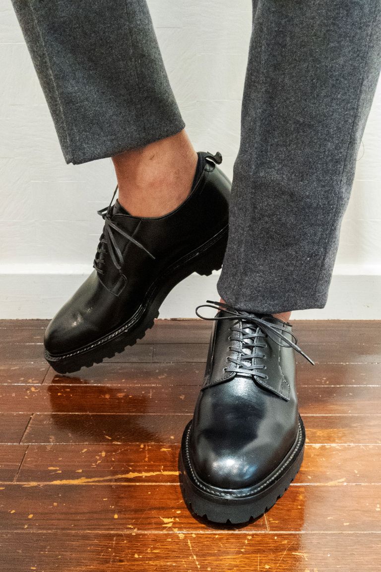 干場義雅さん着用 超希少！ダブルエイチ プレーントゥ ものすご シューズ 9