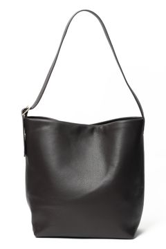 TROPEA ワンハンドルバッグ イタリアンキップレザー × 真鍮 / ダークブラウン