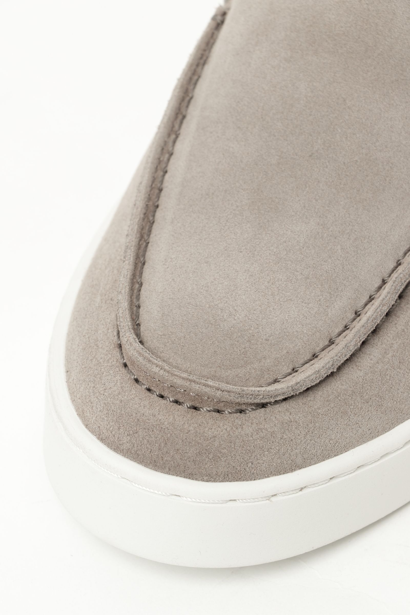 BARTEX スウェード モカシン スリッポン スニーカー / LT GREY ライトグレー