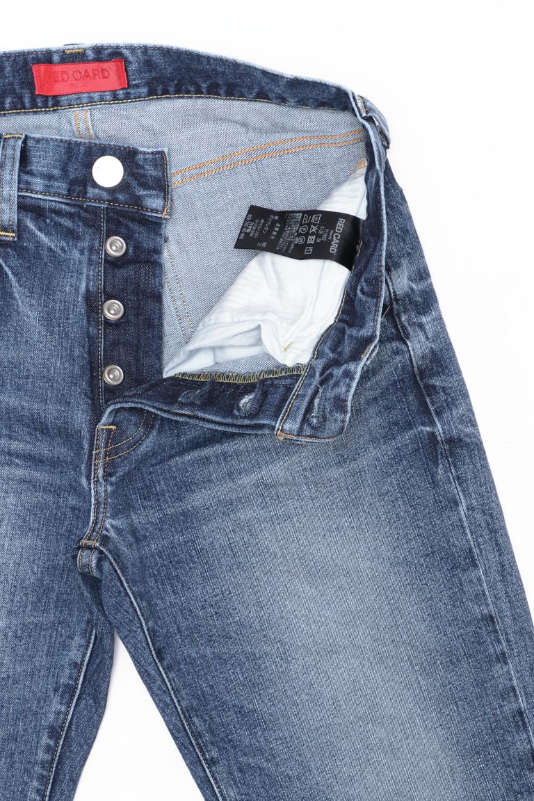 RED CARD - Rhythm Straight ストレッチ スリムストレート デニム  