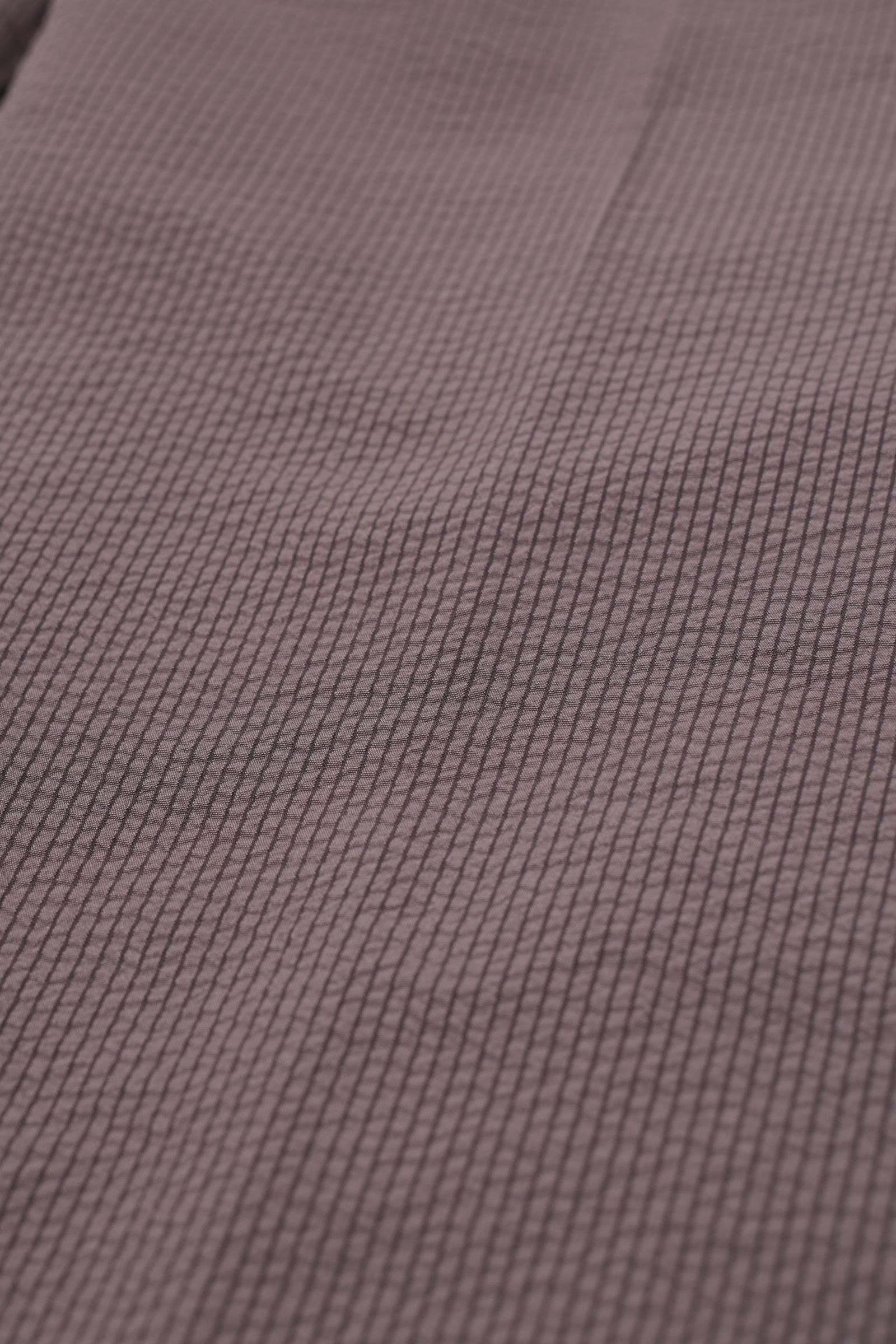 PT000093U 撥水ポリエステル シアサッカー 1プリーツ テーパード シャーリングパンツ / 8800 ブラウン