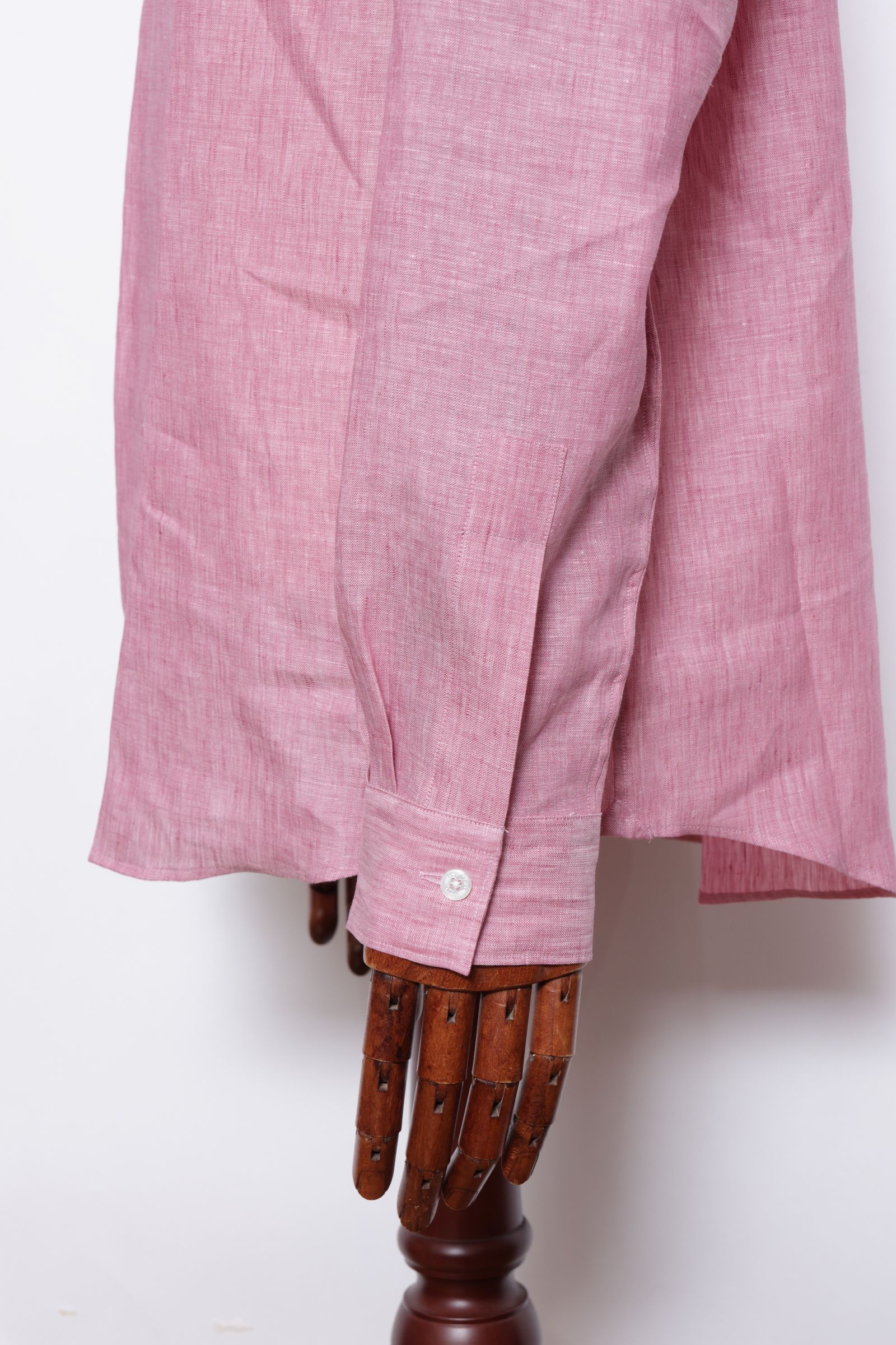ALBINI LINEN POOL SIDE SHIRT アルビニ社 リネン カプリシャツ / ピンク