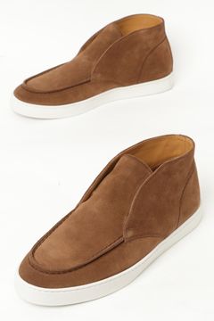 BARTEX M007 スウェード モカシン スリッポン チャッカスニーカー / SIENNA ブラウン