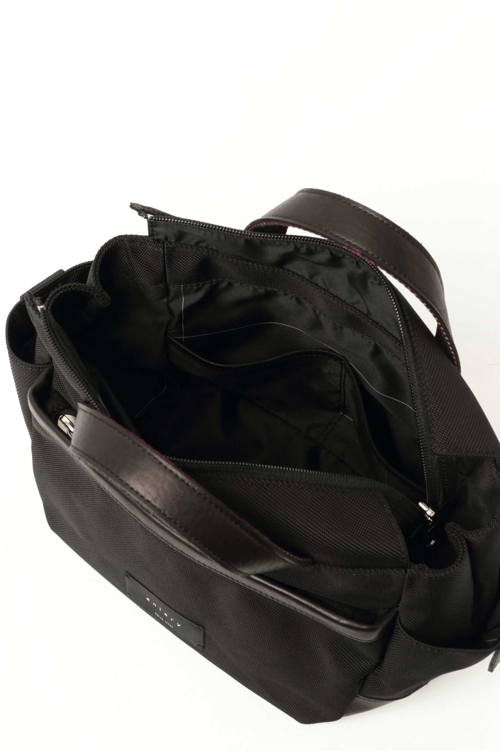 70-02002 Cordura Twill 1680D コーデュラナイロン ミニトートバッグ / ブラック