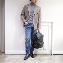 WH - ダブルエイチ 別注サイドジップブーツを使用したデニムスタイル