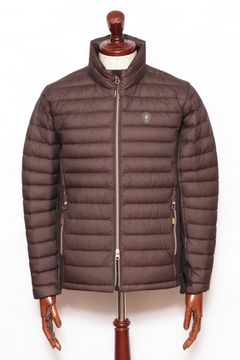 DOWN JACKET ストレッチ ナイロン ダウン ジャケット / ブラウン