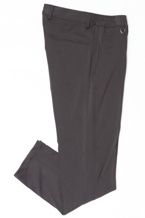 【セットアップあり】MALPENSA SHINE TRICOT マルペンサシャイントリコ ナイロンストレッチ ノープリーツ テーパード イージースラックス / CGRY チャコールグレー