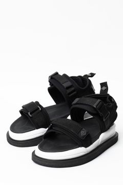 【干場義雅氏愛用】 ネオプレン スポーツサンダル / ブラック×ホワイト