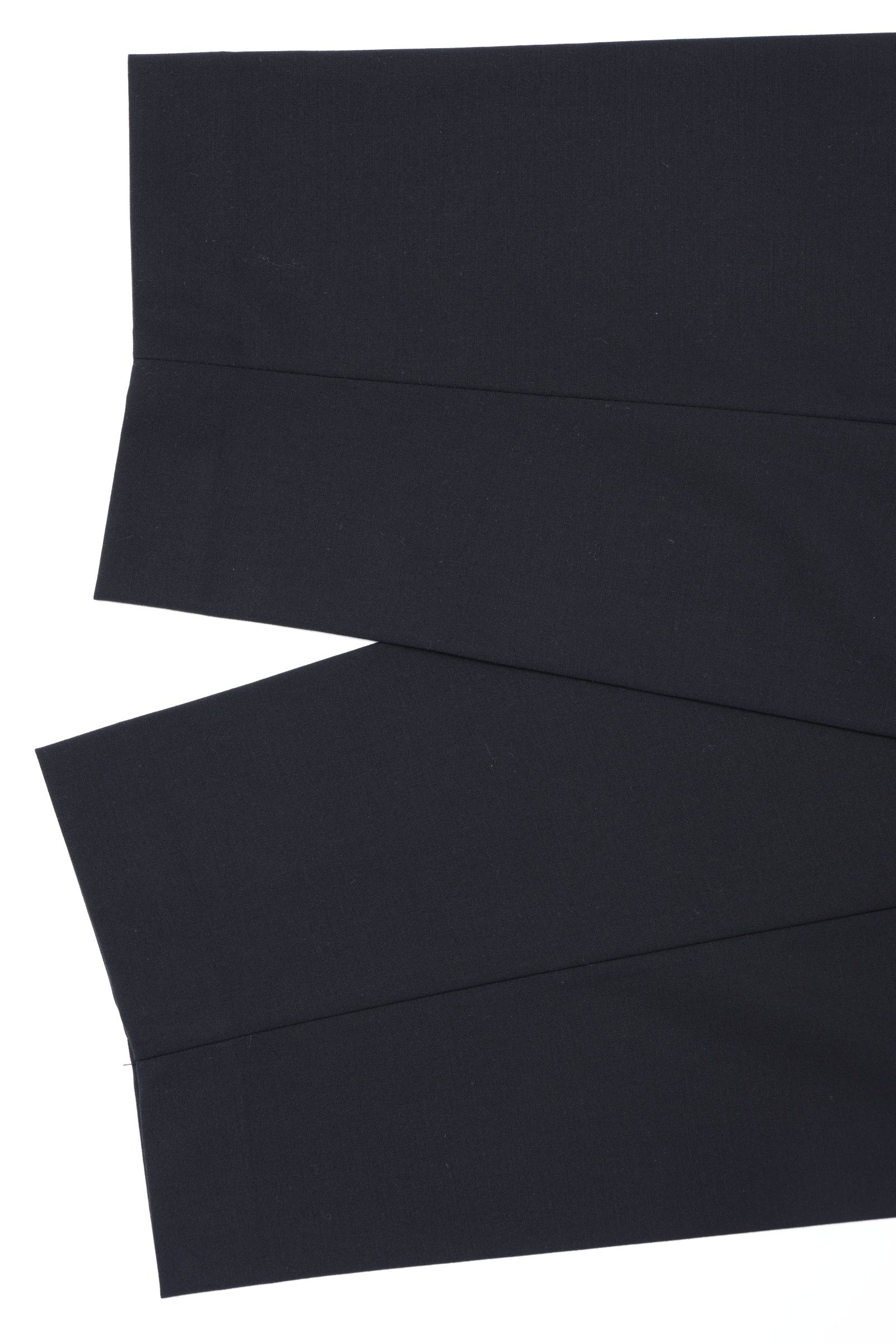 ウォッシャブルテクノトサキソニー フルシャーリング ドローコード付き イージーパンツ  / ブラック