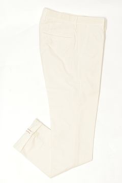 INCOTEX SLACKS (100型) SLIM FIT  ガーメントダイコットンストレッチギャバジンテーパードチノ / オフホワイト(033)