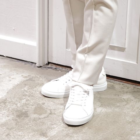 "HERNO"ダウンジレを使用したリラックススタイル