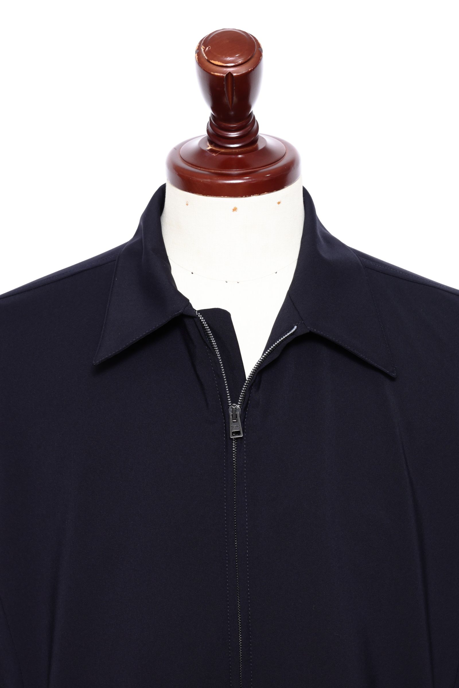 HERNO FLIGHT  撥水ウール調ポリエステル パッカブル ジップブルゾン / ネイビー 9210