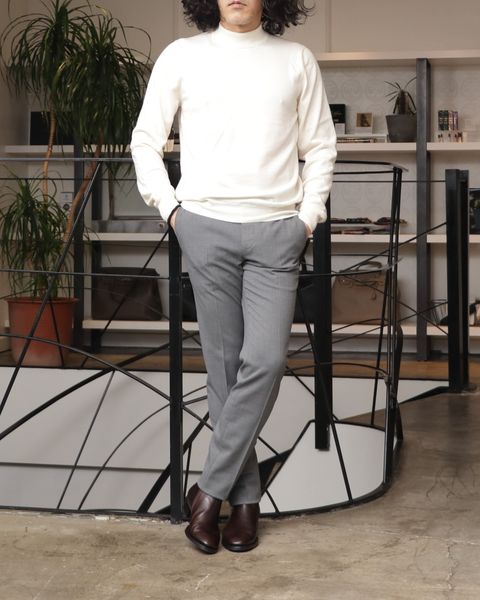 WH ダブルエイチ 当店別注ブーツを使用した、素材の良さが際立つ、大人のスマートワントーン