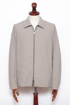 【セットアップあり】ストレッチ ナイロン ジャージ アビエイター ジャケット  / ベージュ