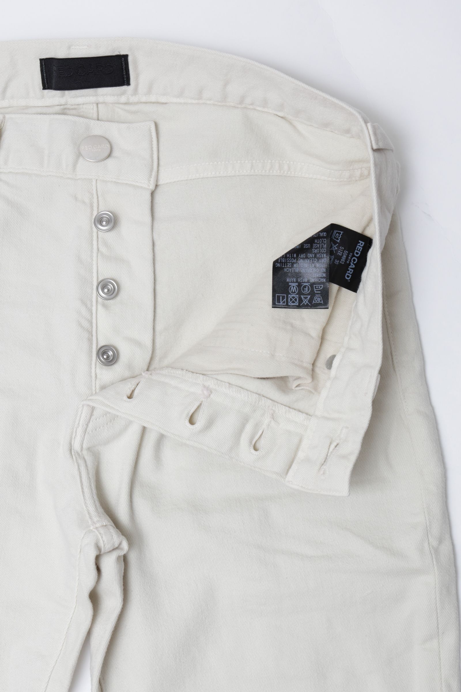 Rhythm ストレッチ スリムテーパード デニムパンツ / ヴィンテージホワイト Vintage White