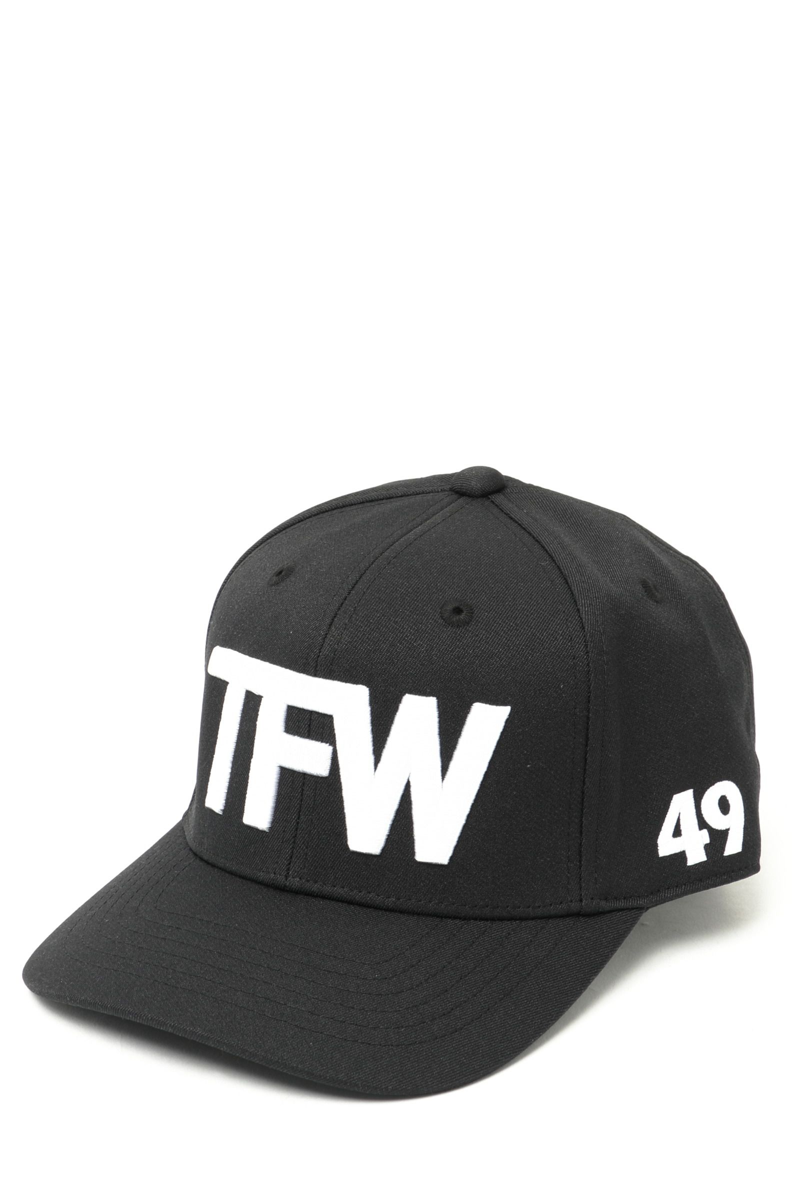 TFW49 - TFW CAP ポリエステル コットン TFWロゴ キャップ / ブラック