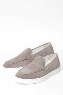 BARTEX スウェード モカシン スリッポン スニーカー / LT GREY ライトグレー