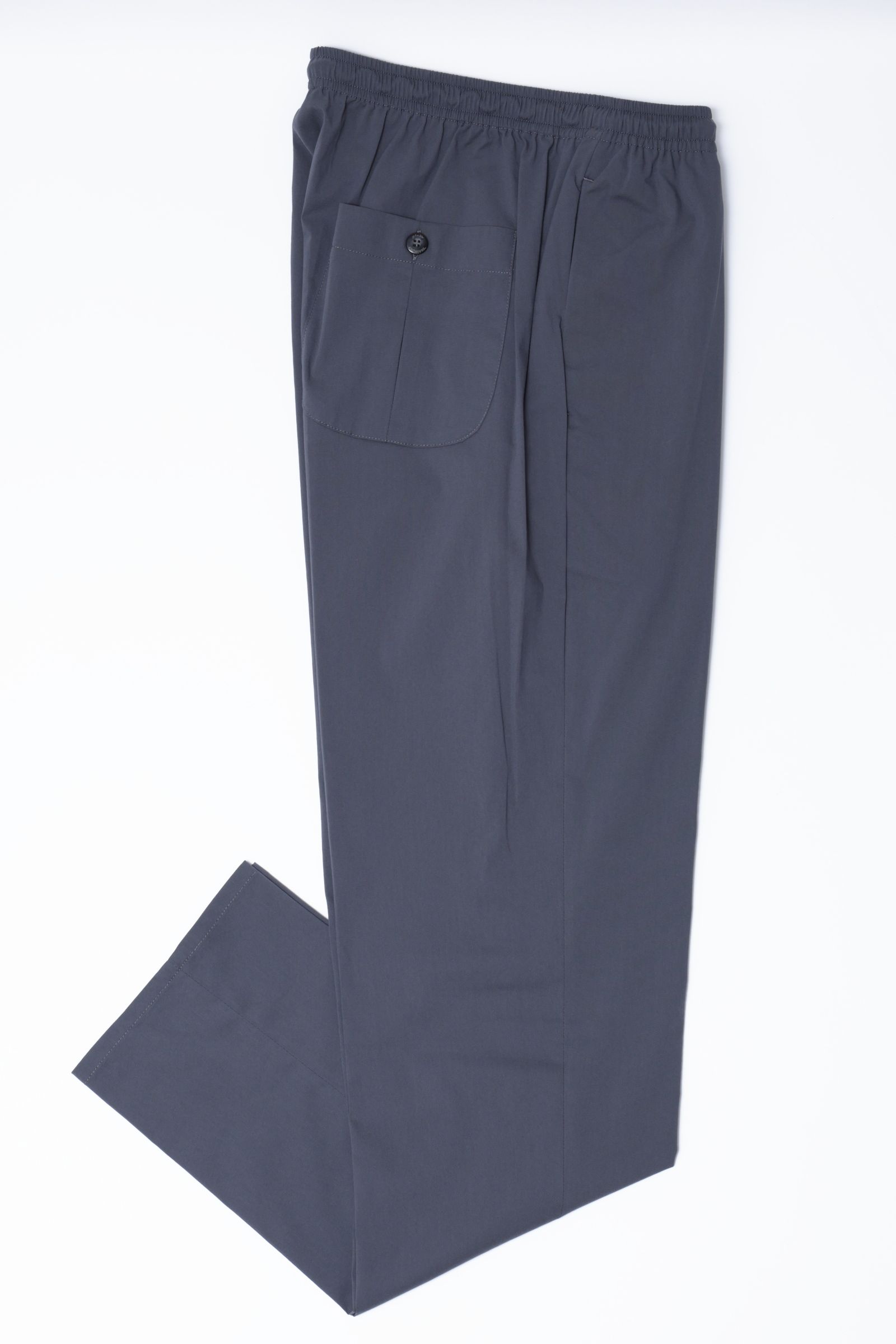 MANFRED A3768 Shaka Nume Cotton 軽量ストレッチコットン リラックスパンツ / ダークチャコール 49