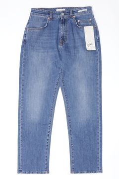 ROBUSTO ワイドテーパード ストーンウォッシュ デニムパンツ  / ブルーウォッシュ