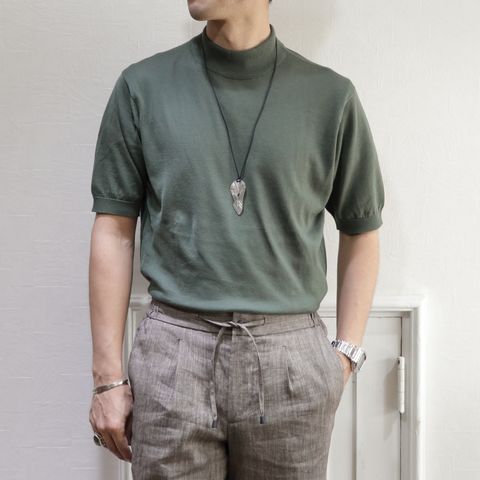 "ジャブスリネンパンツ"を使用した休日サマーコーデ