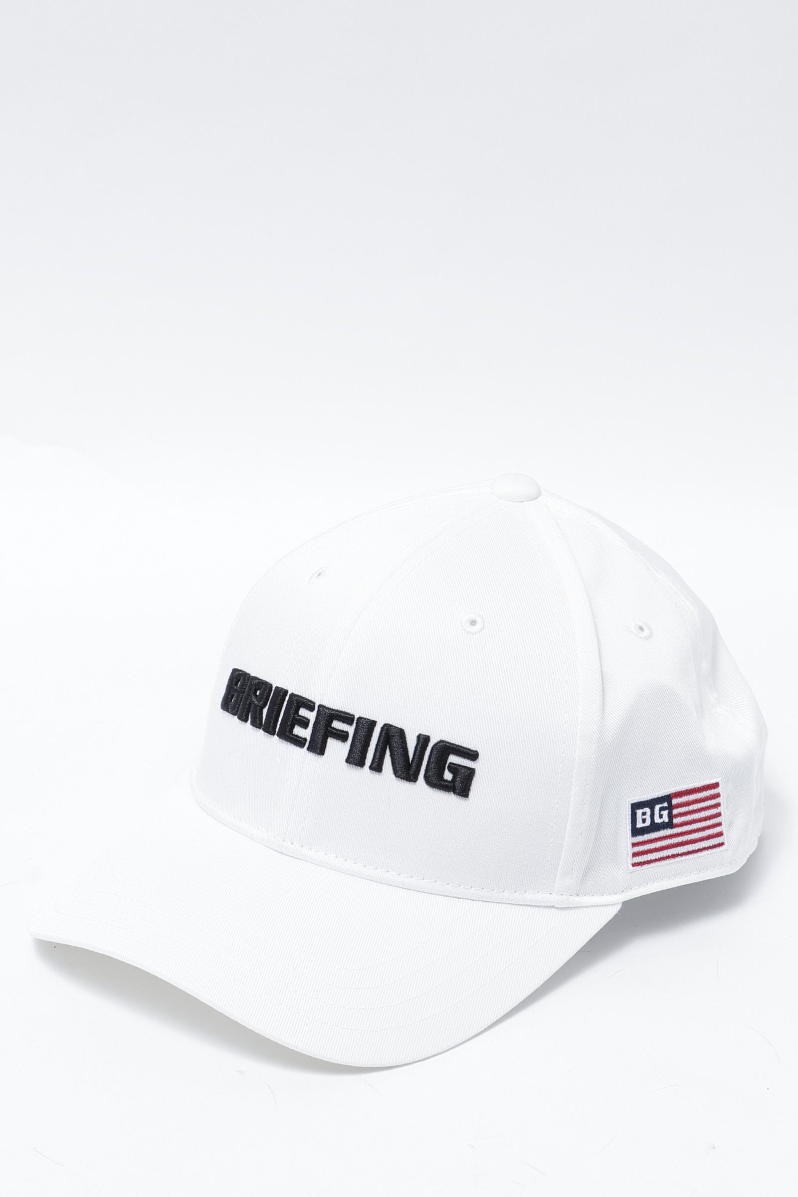 BRIEFING GOLF - MS BASIC CAP コットンポリエステル ロゴ キャップ / ブラック | BEKKU HOMME