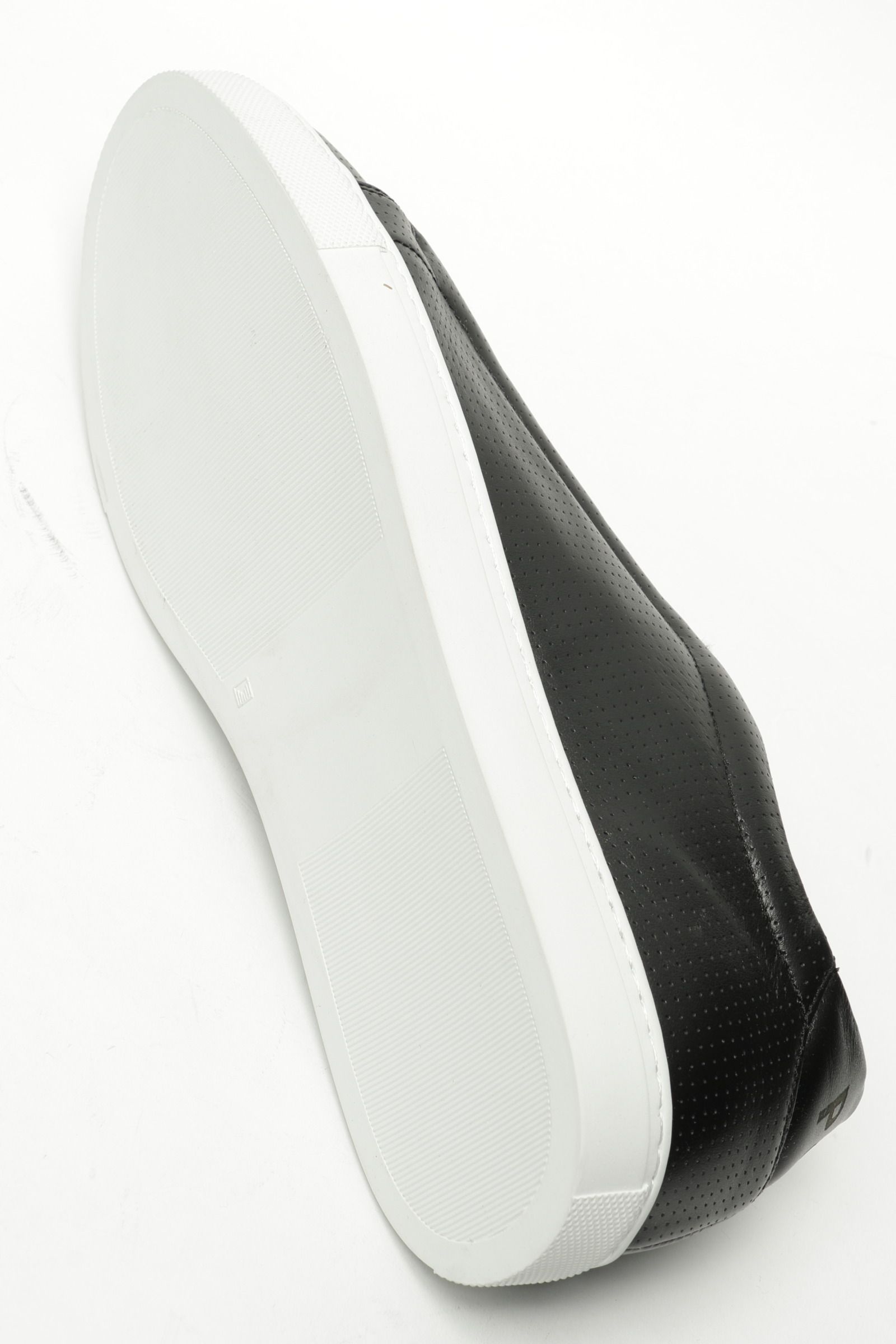 【メーカー協賛特別価格】TENDENZA SM41 パンチングレザー ローカット スニーカー / ブラック